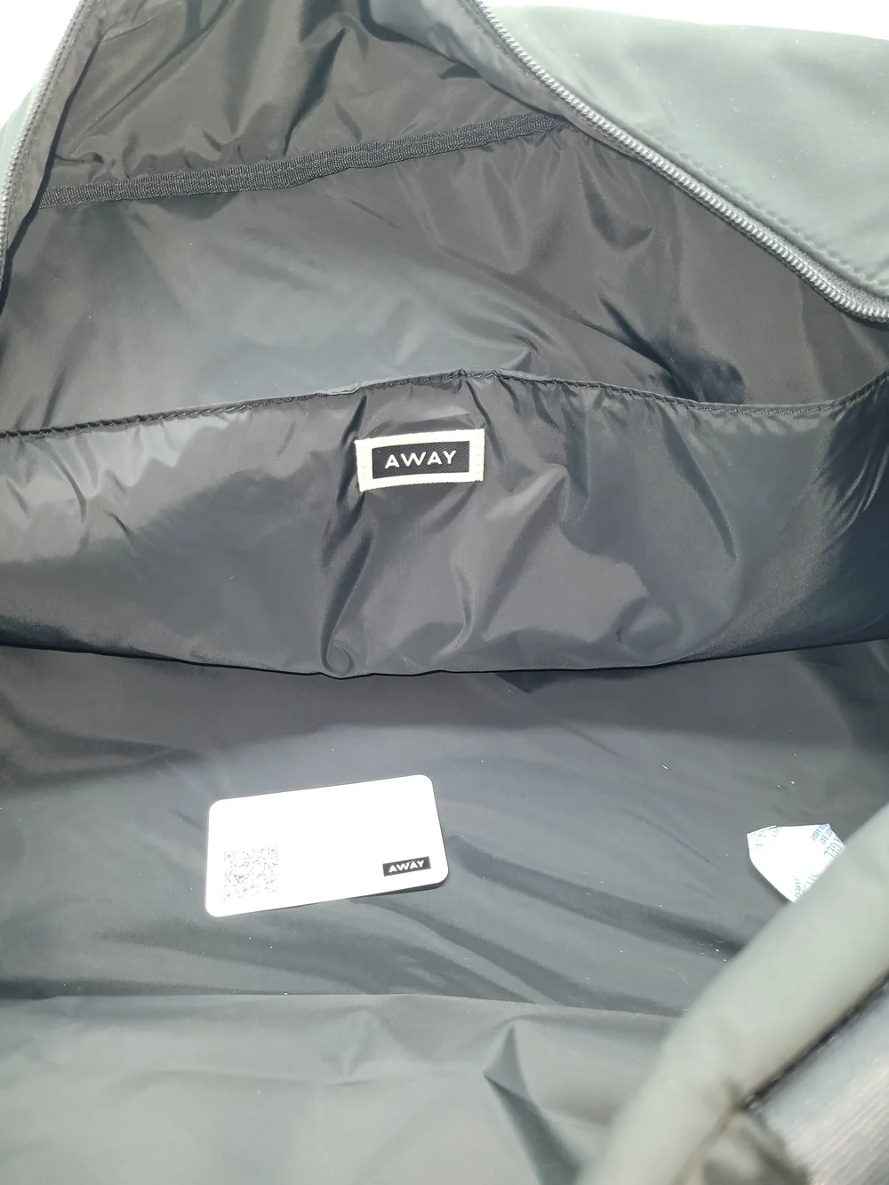 Away Black Weekend Duffel with Detachable Strap